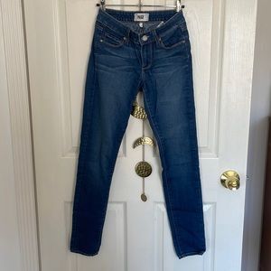 Paige denim skinny blue jeans